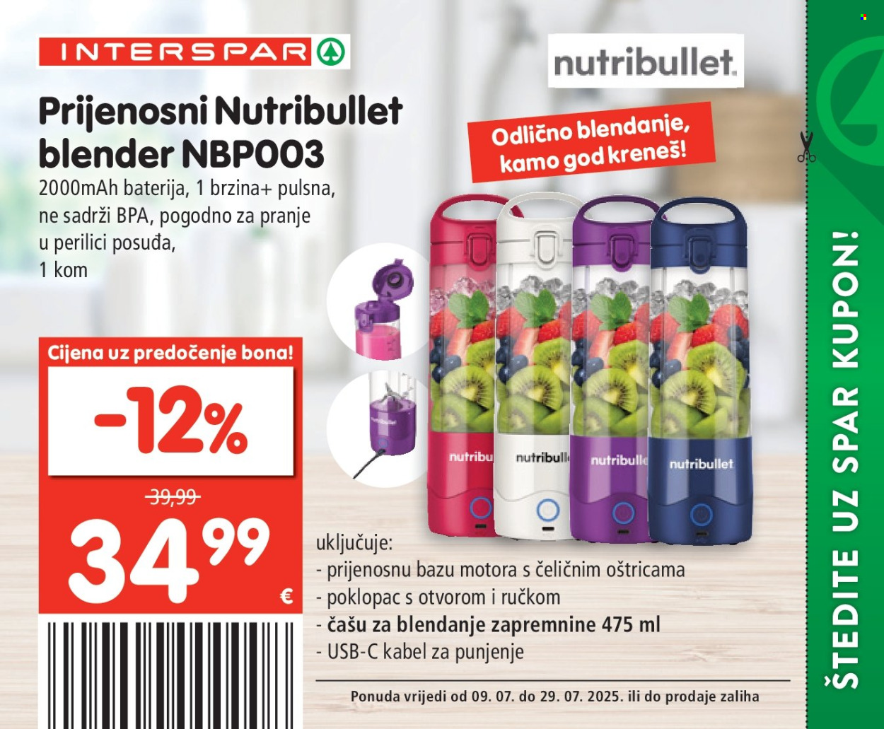 INTERSPAR katalog - 09.07.2025. - 29.07.2025. Stranica 22