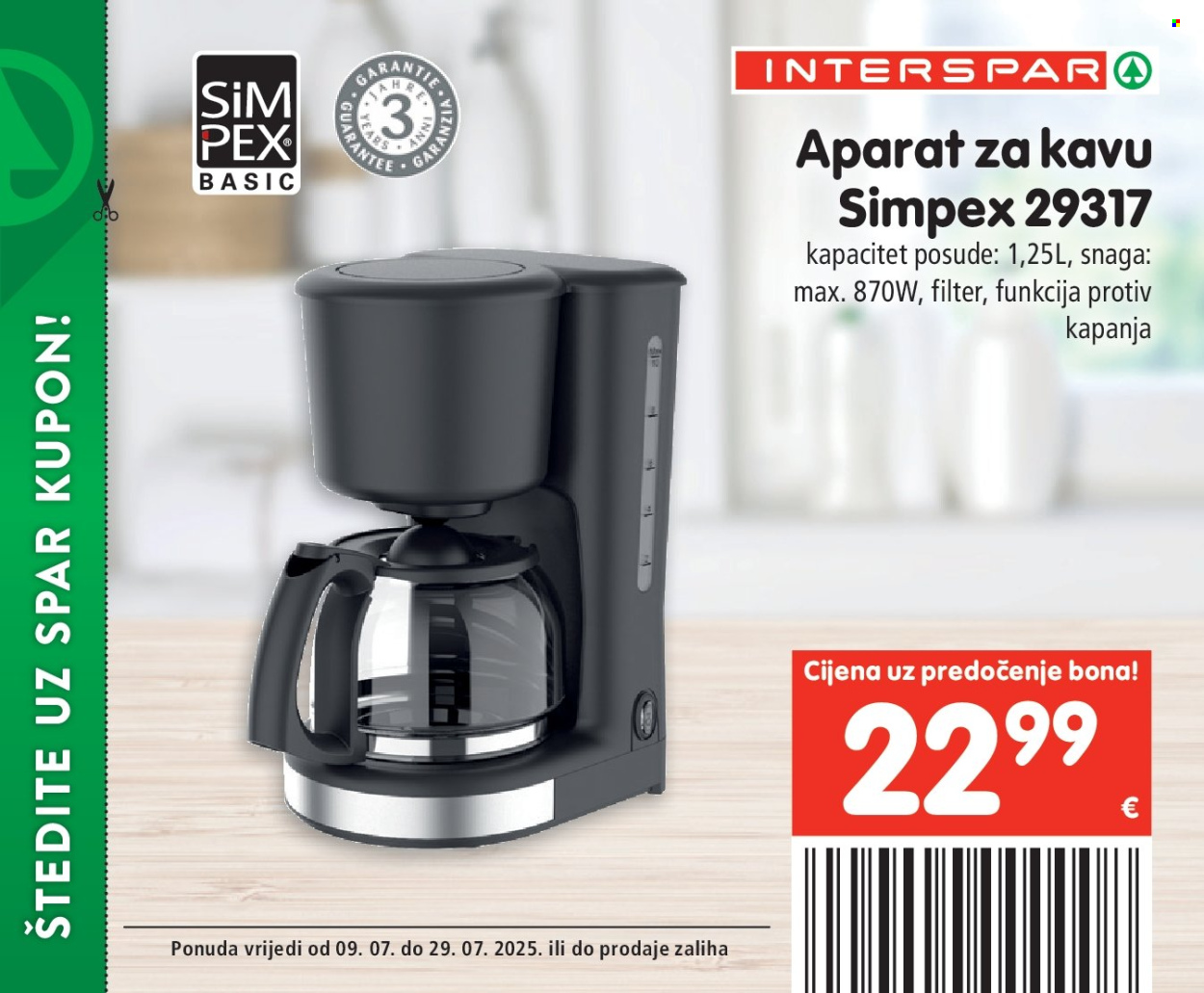 INTERSPAR katalog - 09.07.2025. - 29.07.2025. Stranica 27