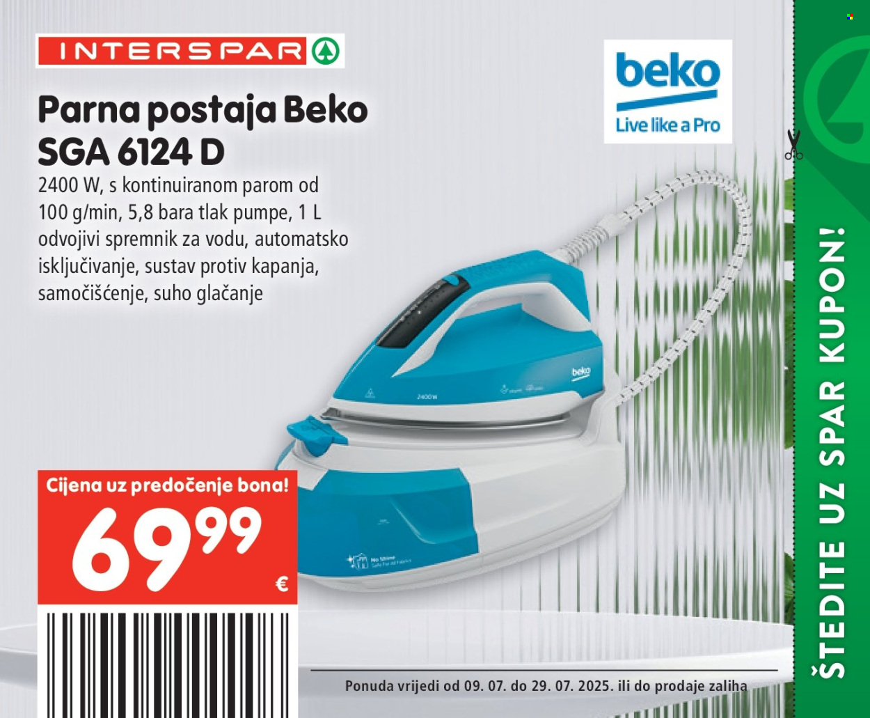 INTERSPAR katalog - 09.07.2025. - 29.07.2025. Stranica 38
