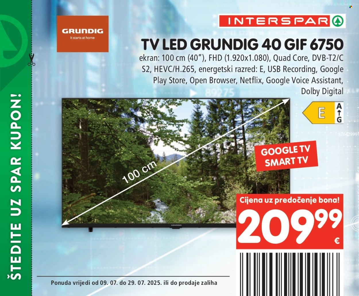 INTERSPAR katalog - 09.07.2025. - 29.07.2025. Stranica 47