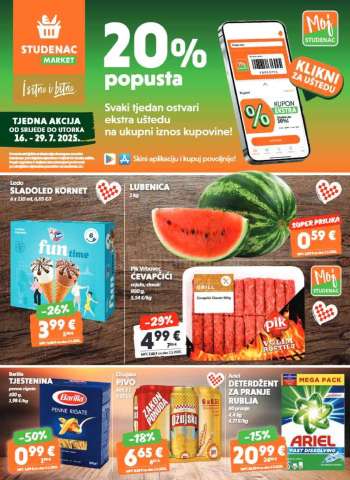 Studenac katalog - 16.07.2025. - 29.07.2025.
