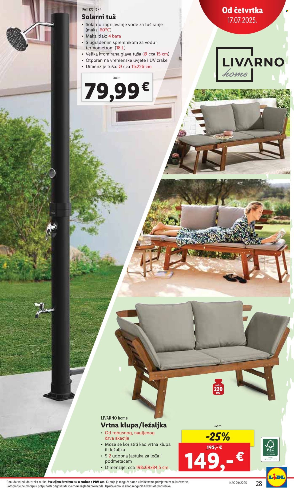 Lidl katalog - 17.07.2025. - 20.07.2025. Stranica 28