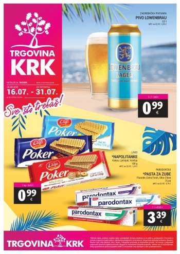 Trgovina KRK katalog - 16.07.2025. - 31.07.2025.