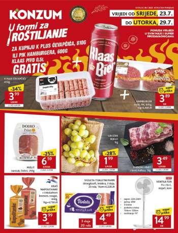 Konzum katalog - 23.07.2025. - 29.07.2025.