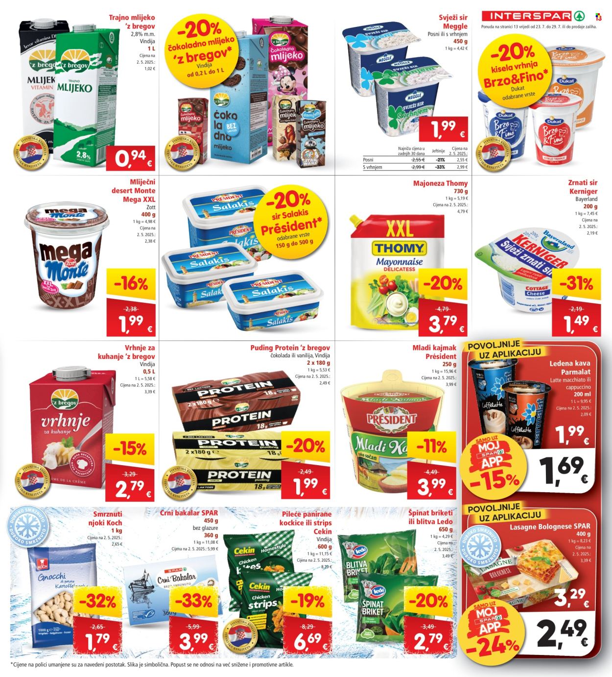 INTERSPAR katalog - 23.07.2025. - 29.07.2025. Stranica 13