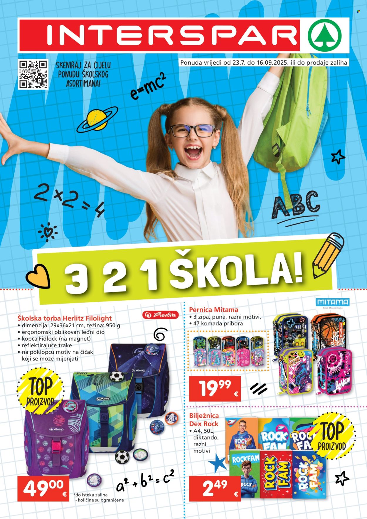 INTERSPAR katalog - 23.07.2025. - 16.09.2025. Stranica 1