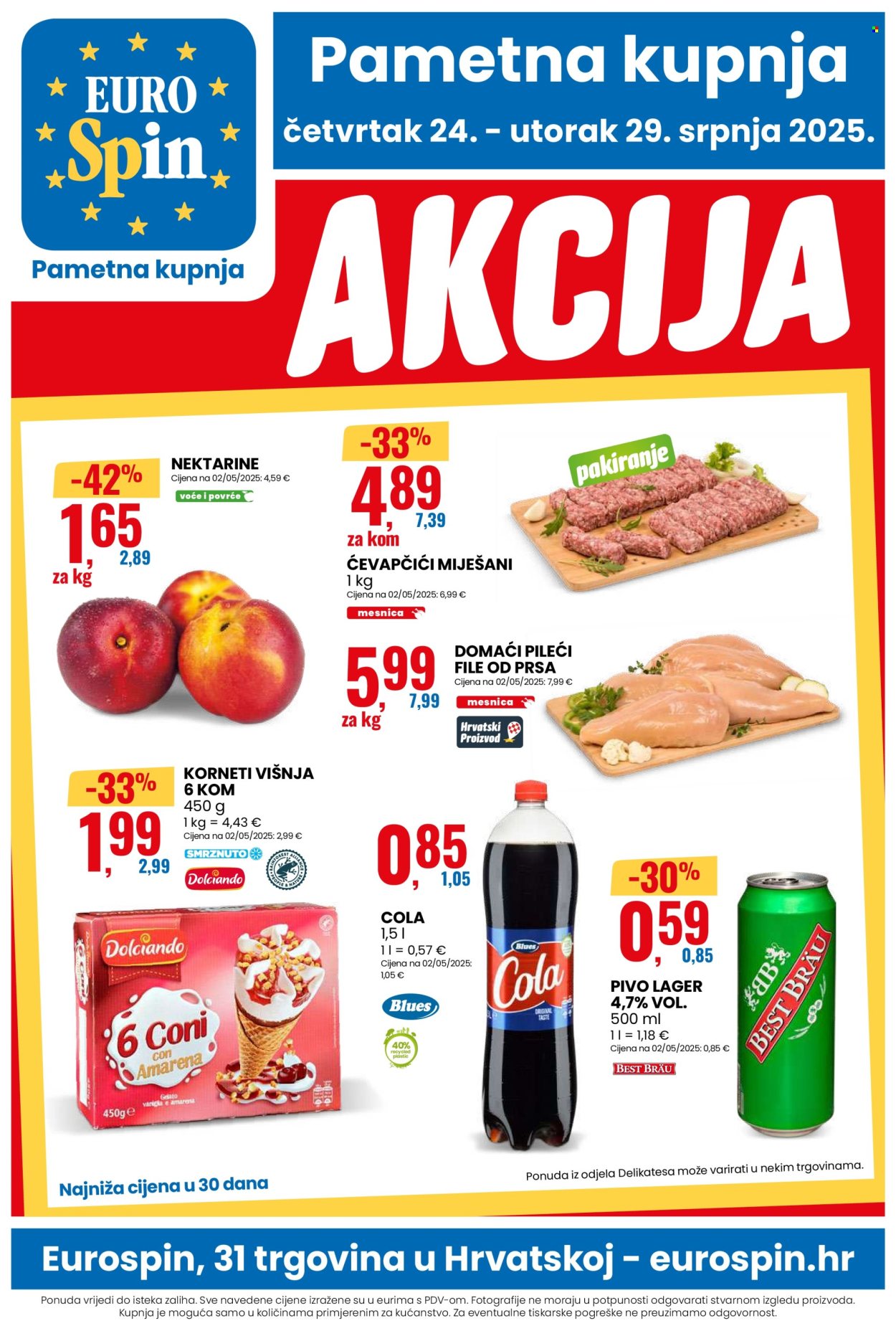 Eurospin katalog - 24.07.2025. - 30.07.2025. Stranica 1