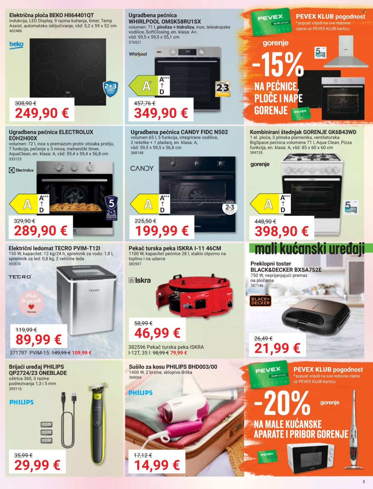Pevex katalog - 24.07.2025. - 25.08.2025. Stranica 5