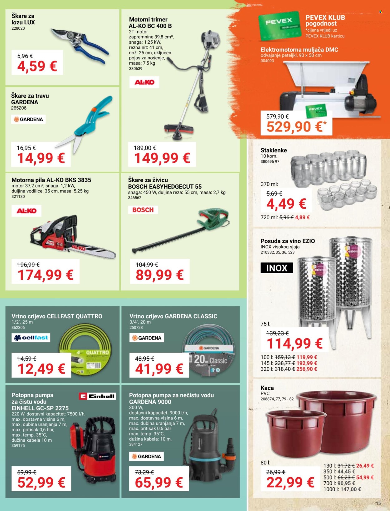 Pevex katalog - 24.07.2025. - 25.08.2025. Stranica 15