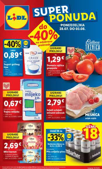 Lidl katalog - 28.07.2025. - 03.08.2025.