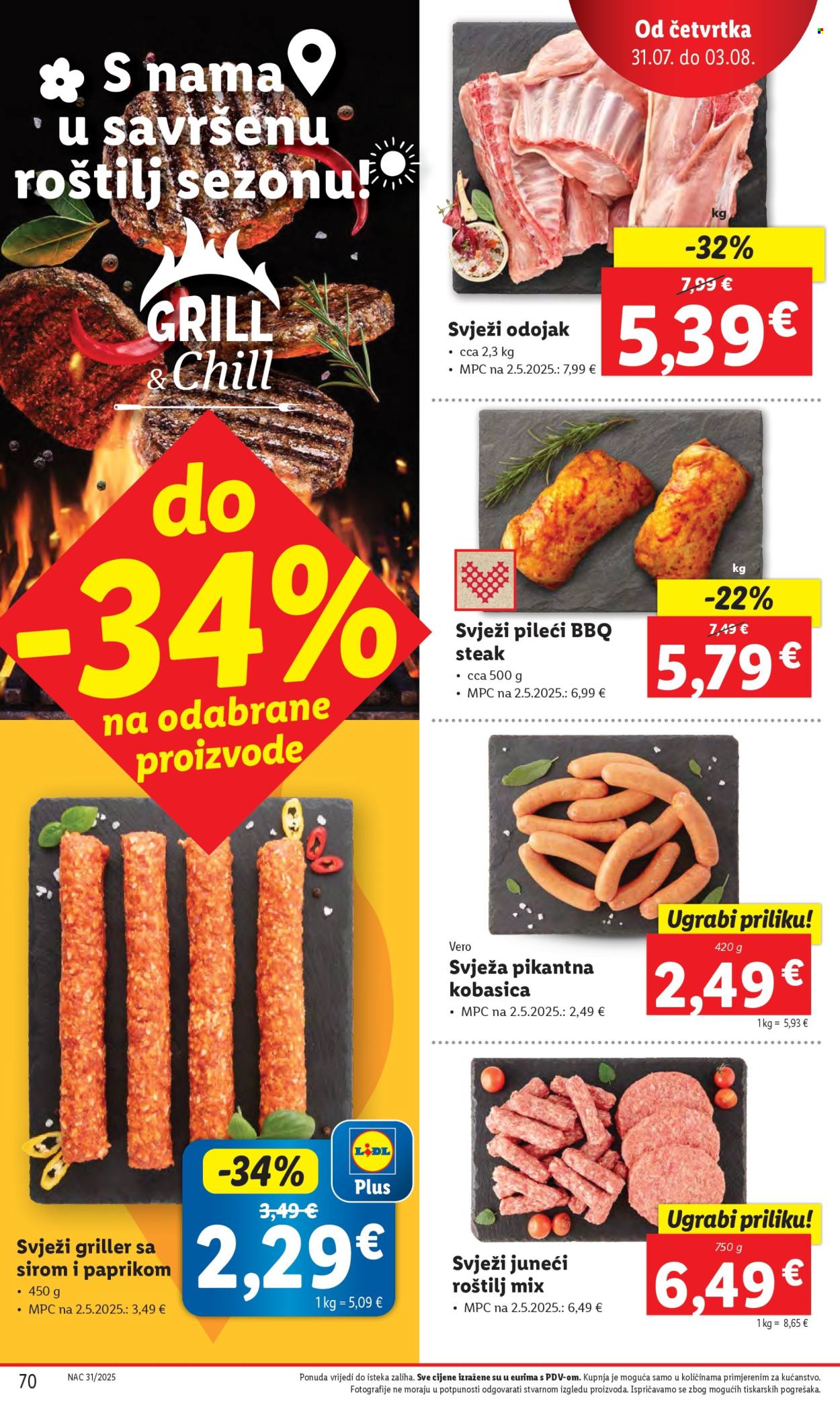 Lidl katalog - 28.07.2025. - 03.08.2025. Stranica 70