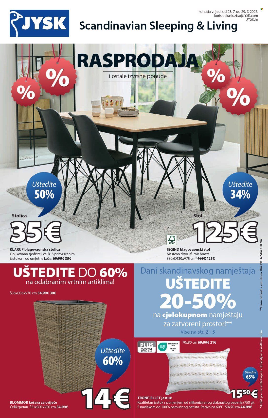 JYSK katalog - 23.07.2025. - 29.07.2025. Stranica 2