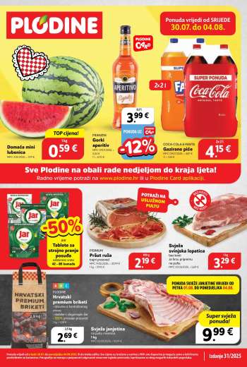 Plodine katalog - 30.07.2025. - 04.08.2025.