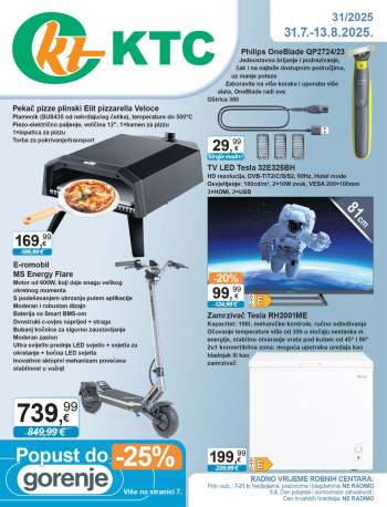 KTC katalog - 31.07.2025. - 13.08.2025.