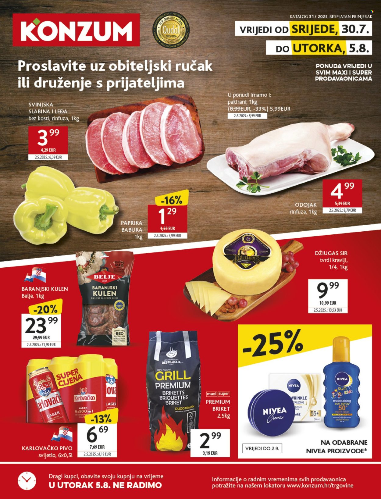 Konzum katalog - 30.07.2025. - 05.08.2025. Stranica 1