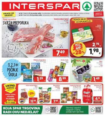 INTERSPAR katalog - 30.07.2025. - 04.08.2025.