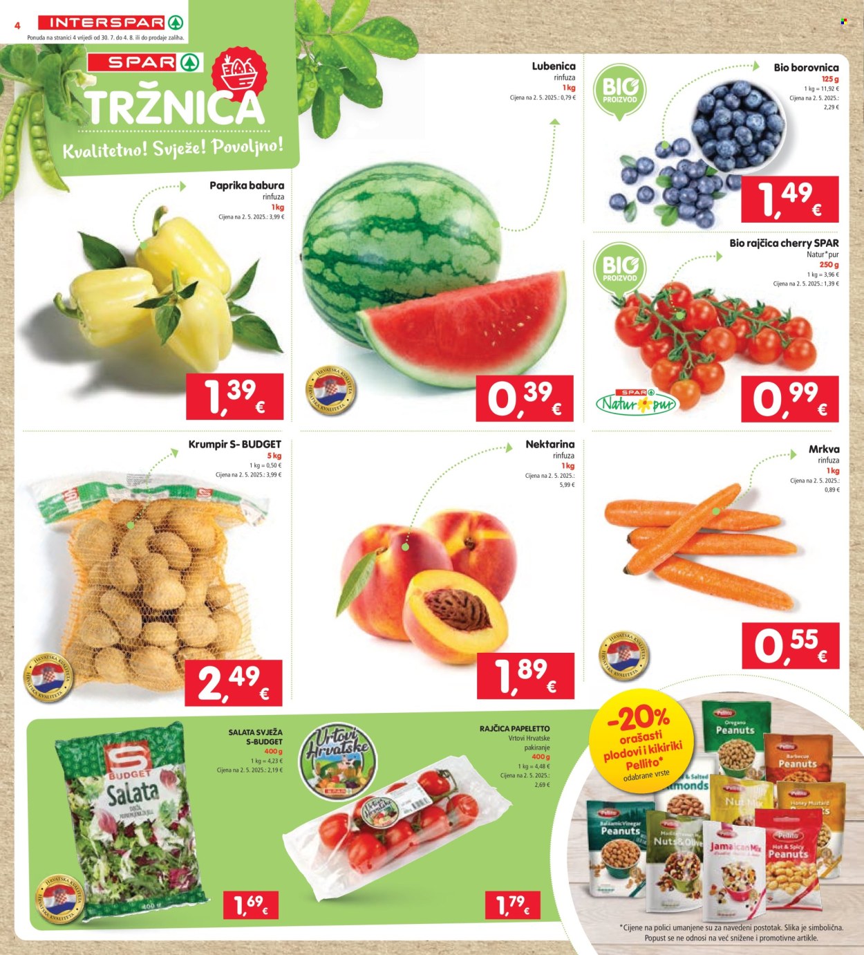 INTERSPAR katalog - 30.07.2025. - 04.08.2025. Stranica 4