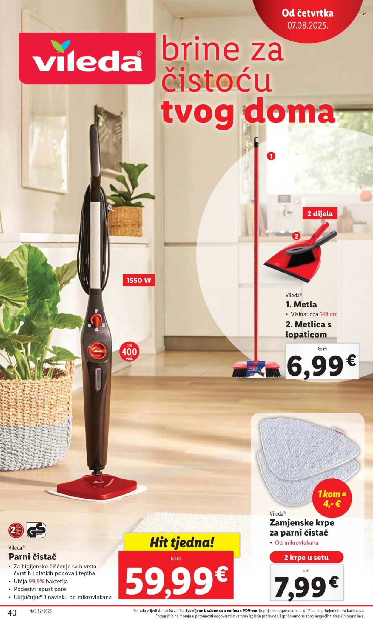 Lidl katalog - 04.08.2025. - 10.08.2025. Stranica 40