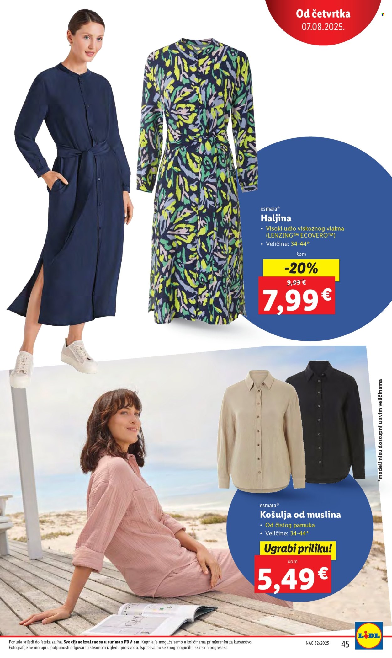 Lidl katalog - 04.08.2025. - 10.08.2025. Stranica 45
