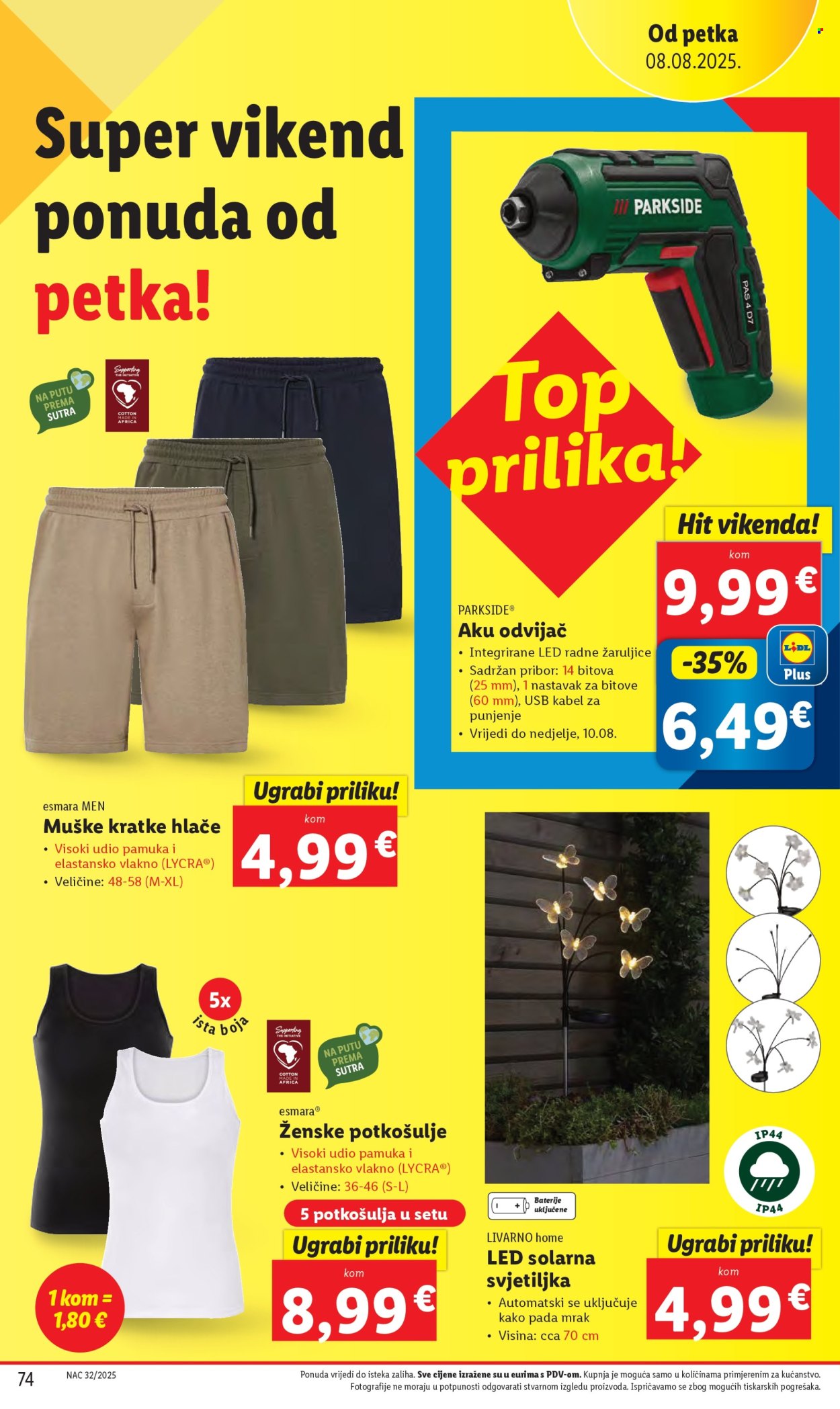 Lidl katalog - 04.08.2025. - 10.08.2025. Stranica 74