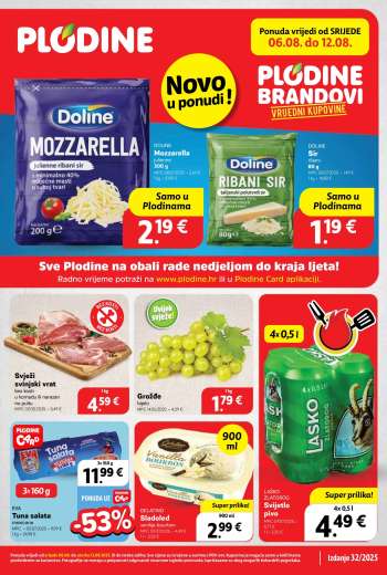Plodine katalog - 06.08.2025. - 12.08.2025.