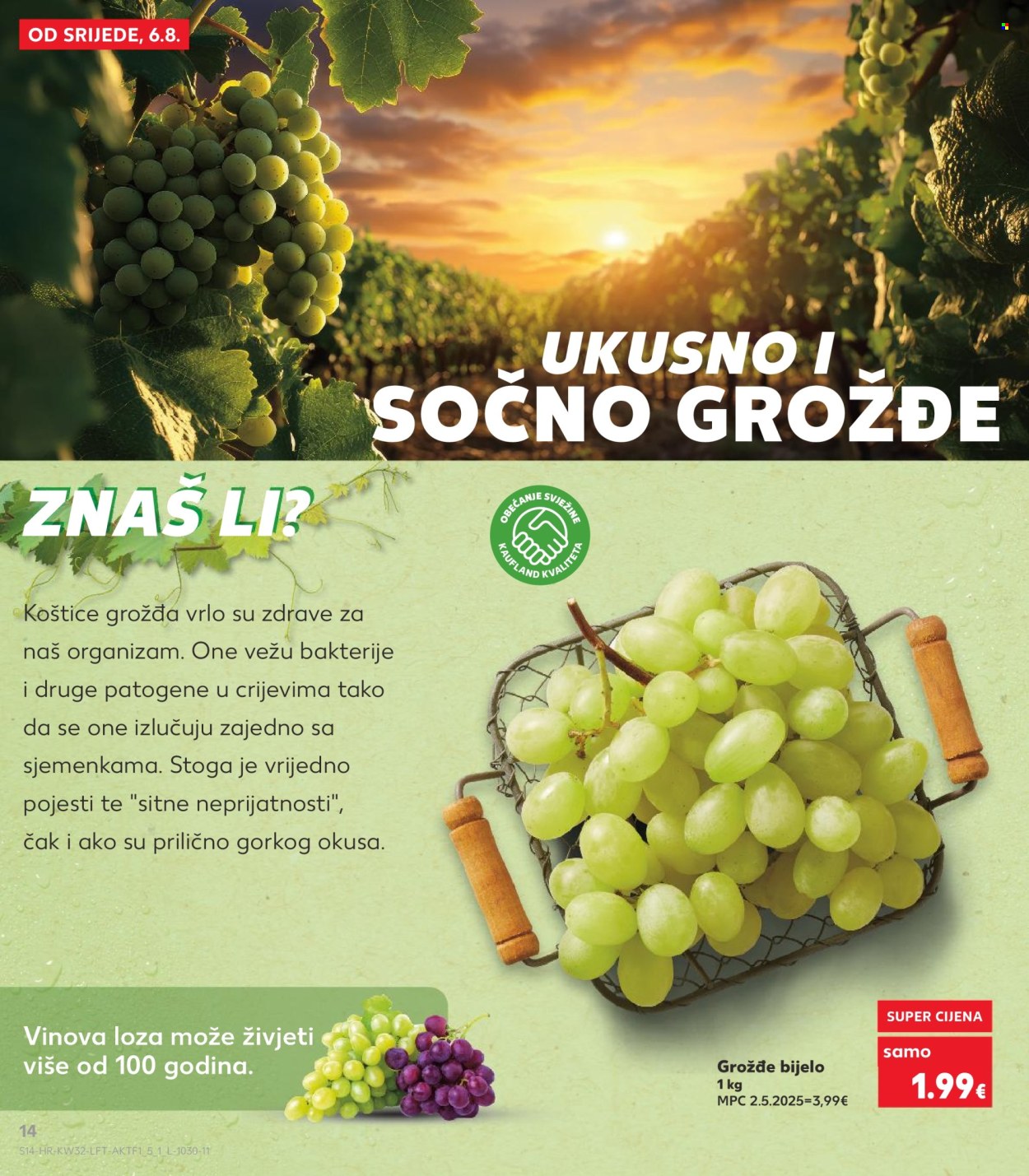 Kaufland katalog - 06.08.2025. - 12.08.2025. Stranica 14