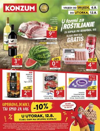 Konzum katalog - 06.08.2025. - 12.08.2025.