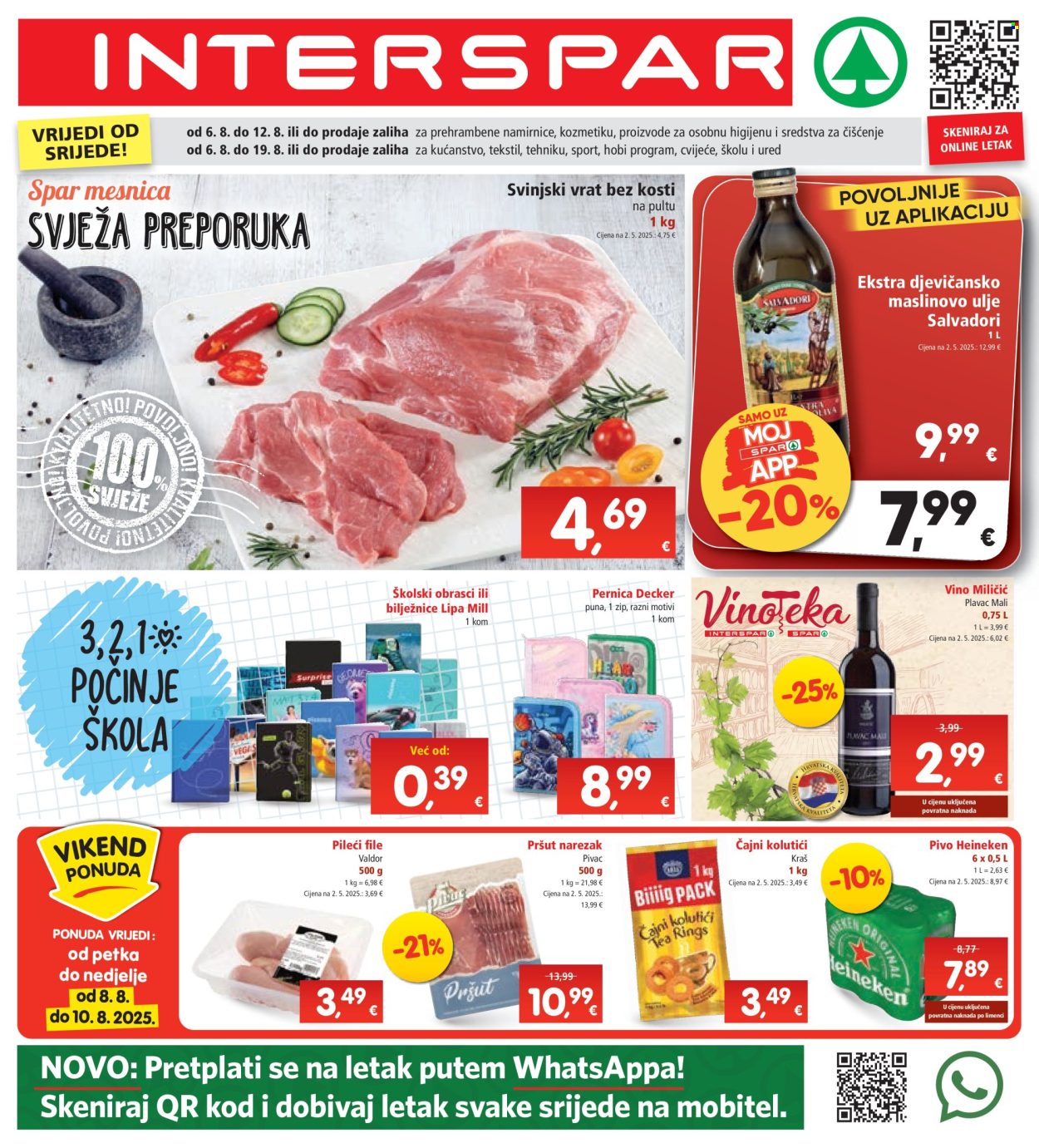 INTERSPAR katalog - 06.08.2025. - 12.08.2025. Stranica 1