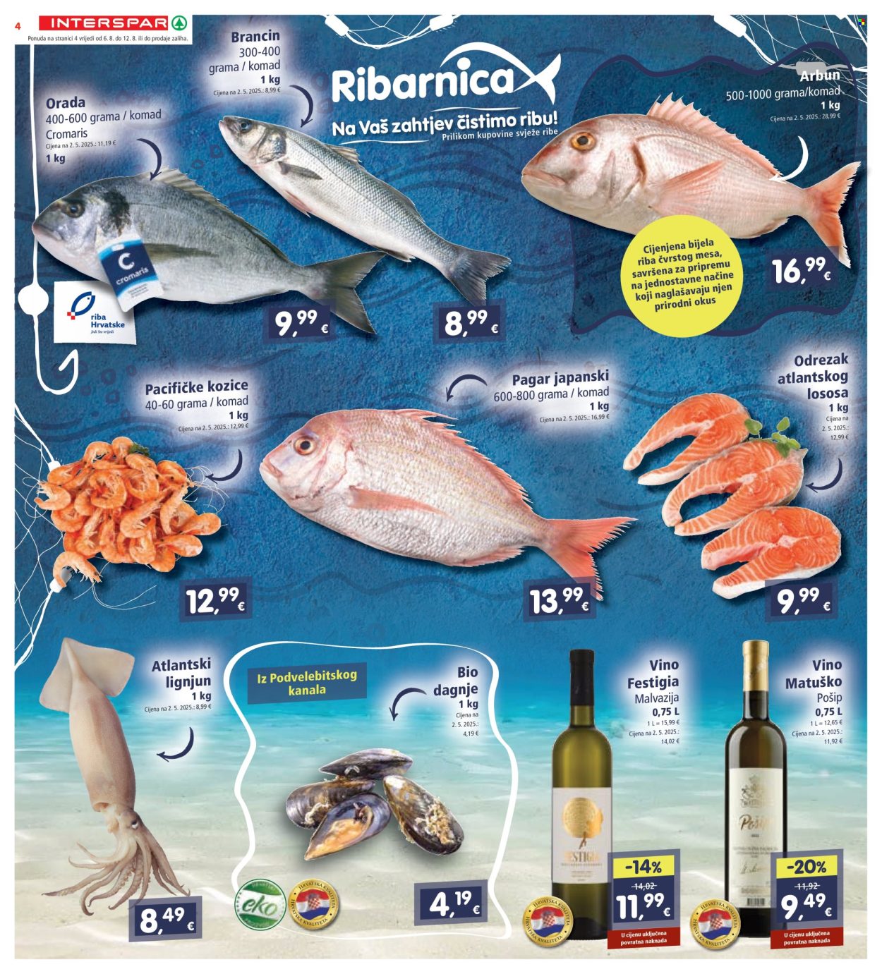 INTERSPAR katalog - 06.08.2025. - 12.08.2025. Stranica 4