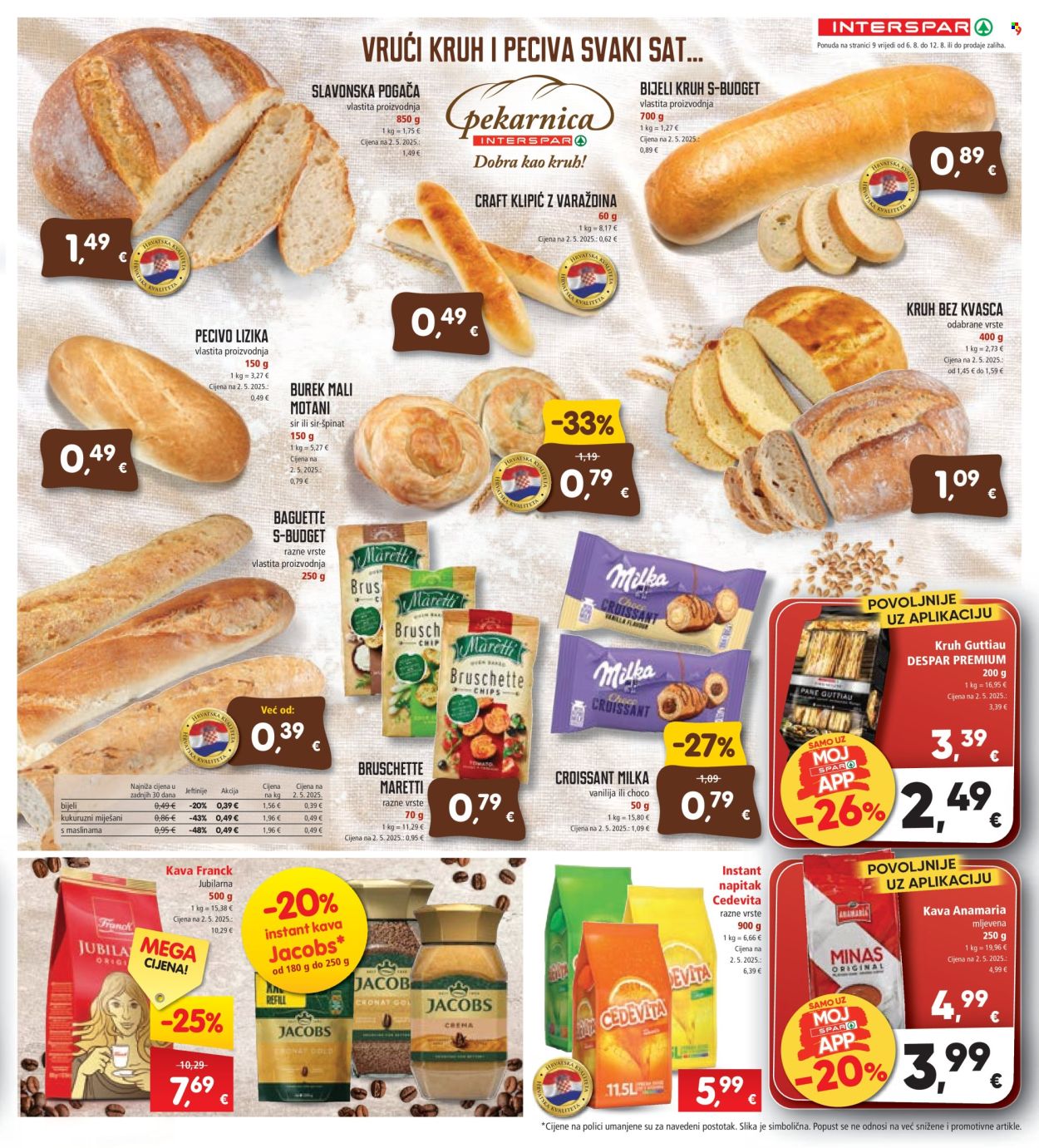 INTERSPAR katalog - 06.08.2025. - 12.08.2025. Stranica 9