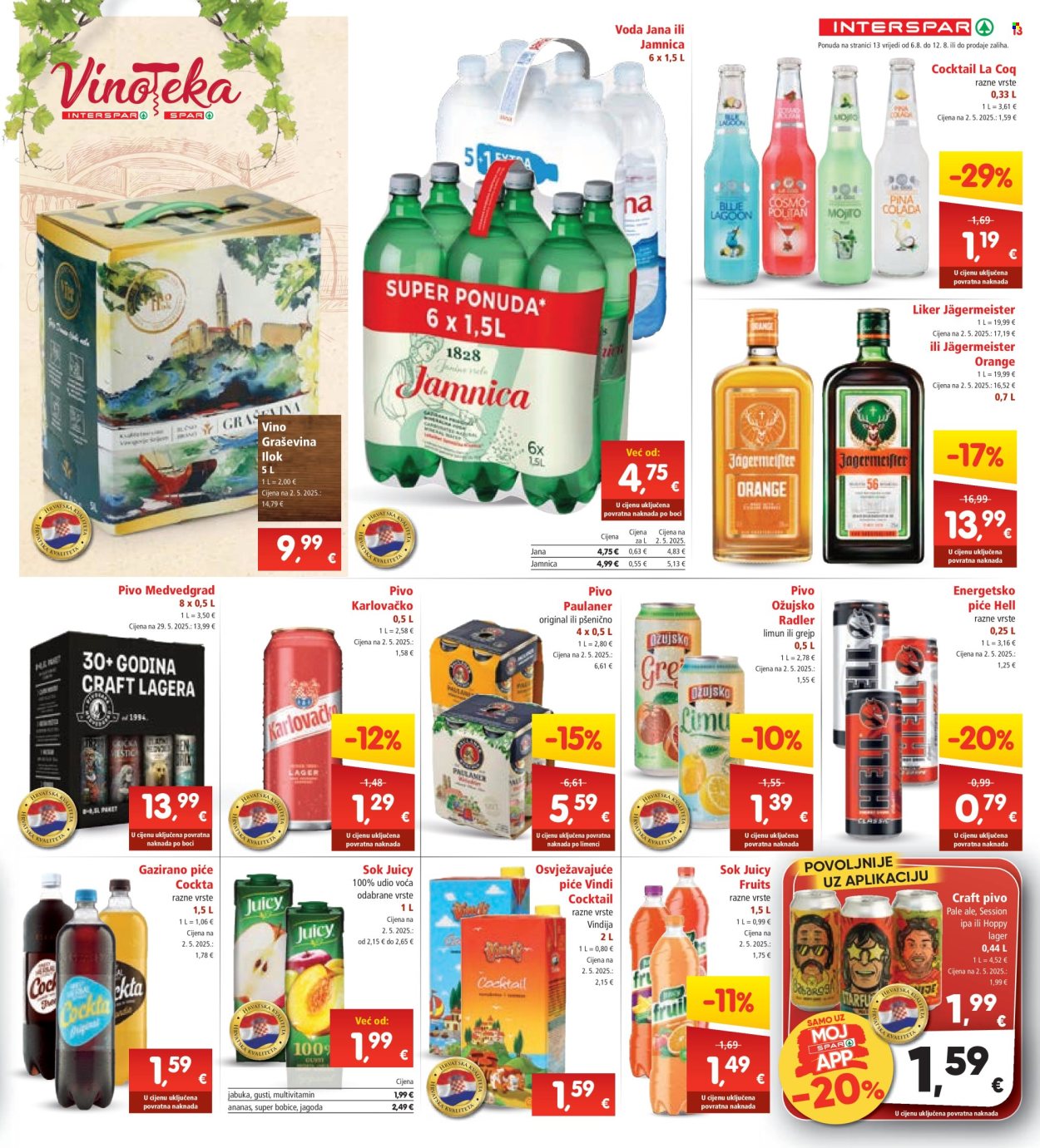 INTERSPAR katalog - 06.08.2025. - 12.08.2025. Stranica 13