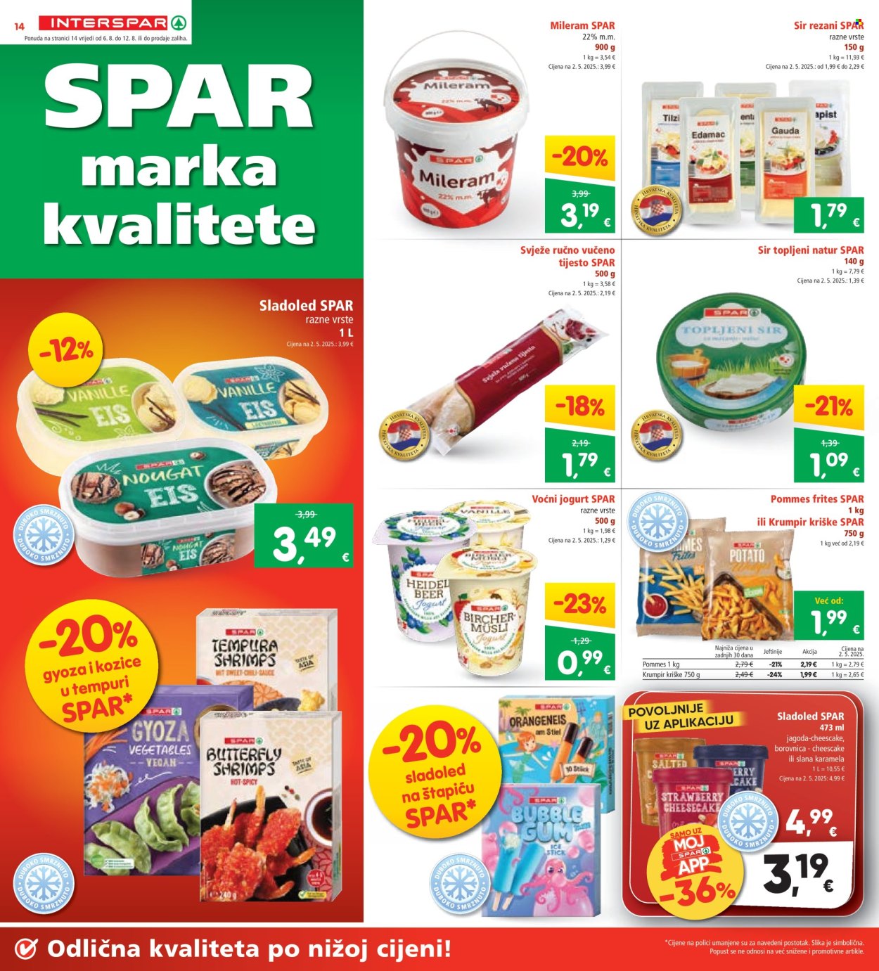 INTERSPAR katalog - 06.08.2025. - 12.08.2025. Stranica 14