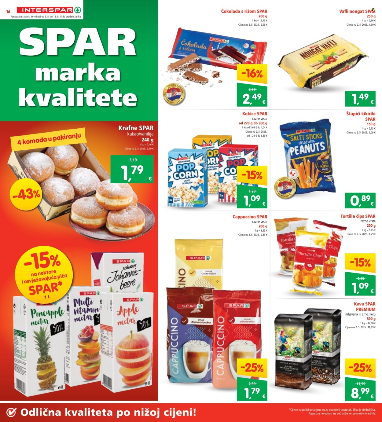 INTERSPAR katalog - 06.08.2025. - 12.08.2025. Stranica 16