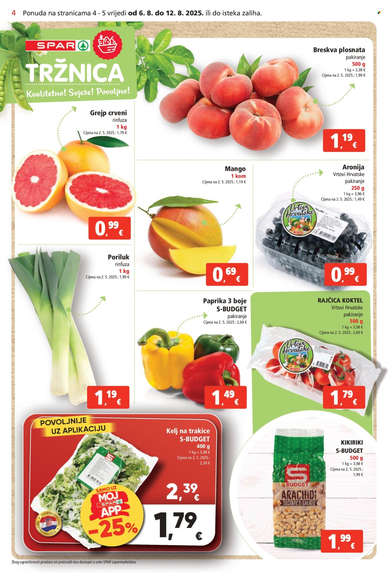 SPAR katalog - 06.08.2025. - 12.08.2025. Stranica 4