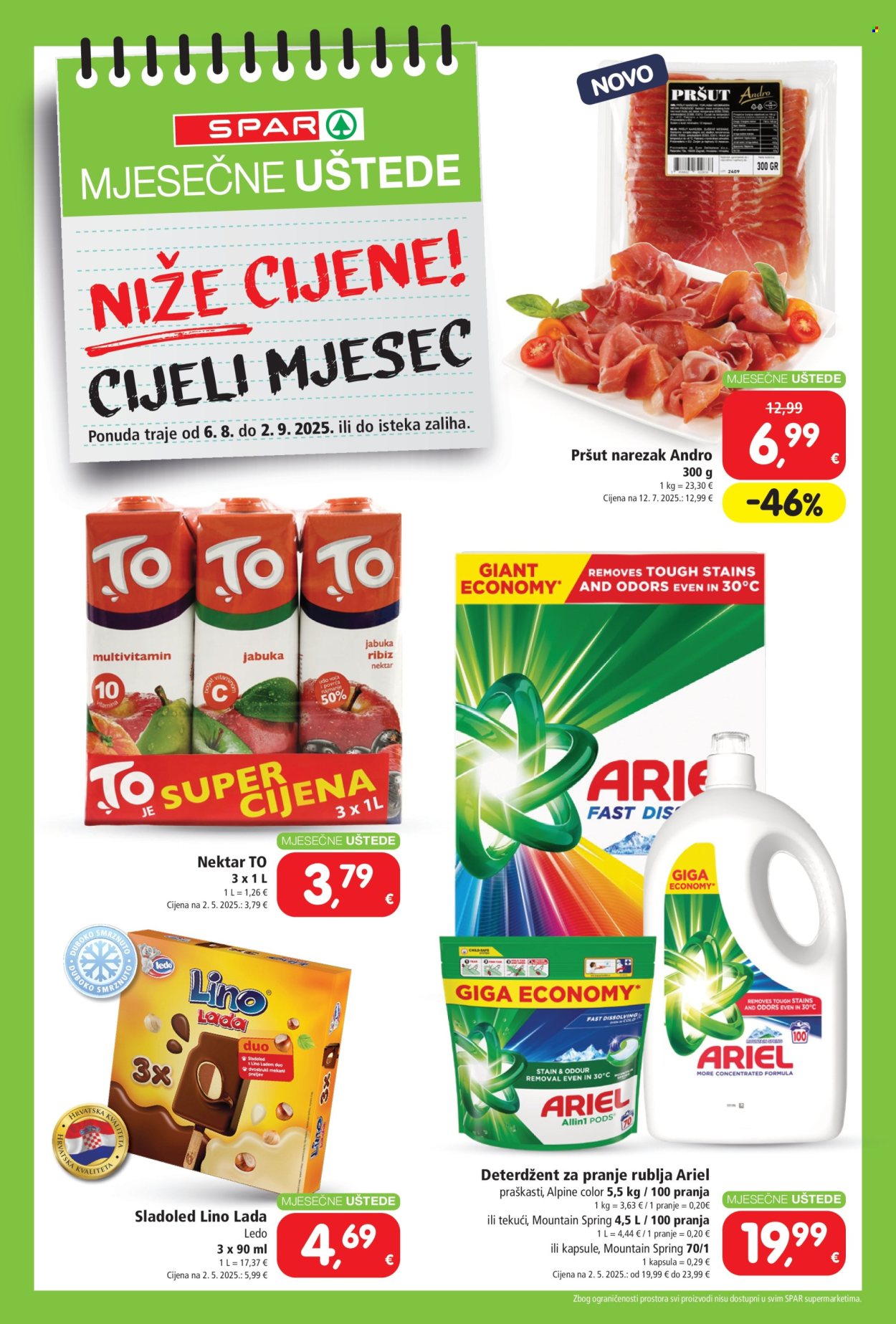 SPAR katalog - 06.08.2025. - 02.09.2025. Stranica 1