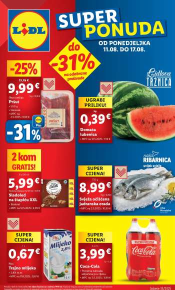 Lidl katalog - 11.08.2025. - 17.08.2025.