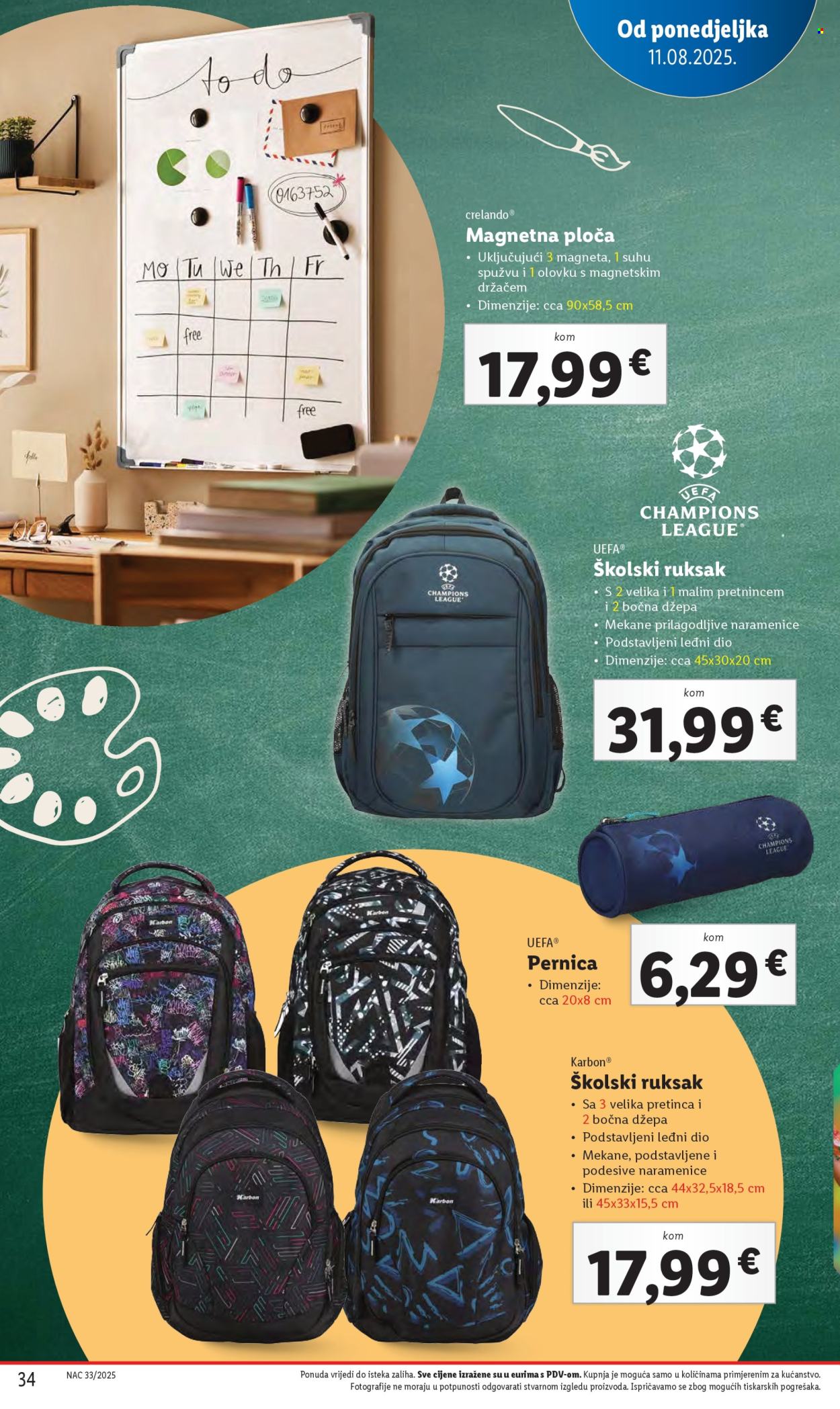 Lidl katalog - 11.08.2025. - 17.08.2025. Stranica 34