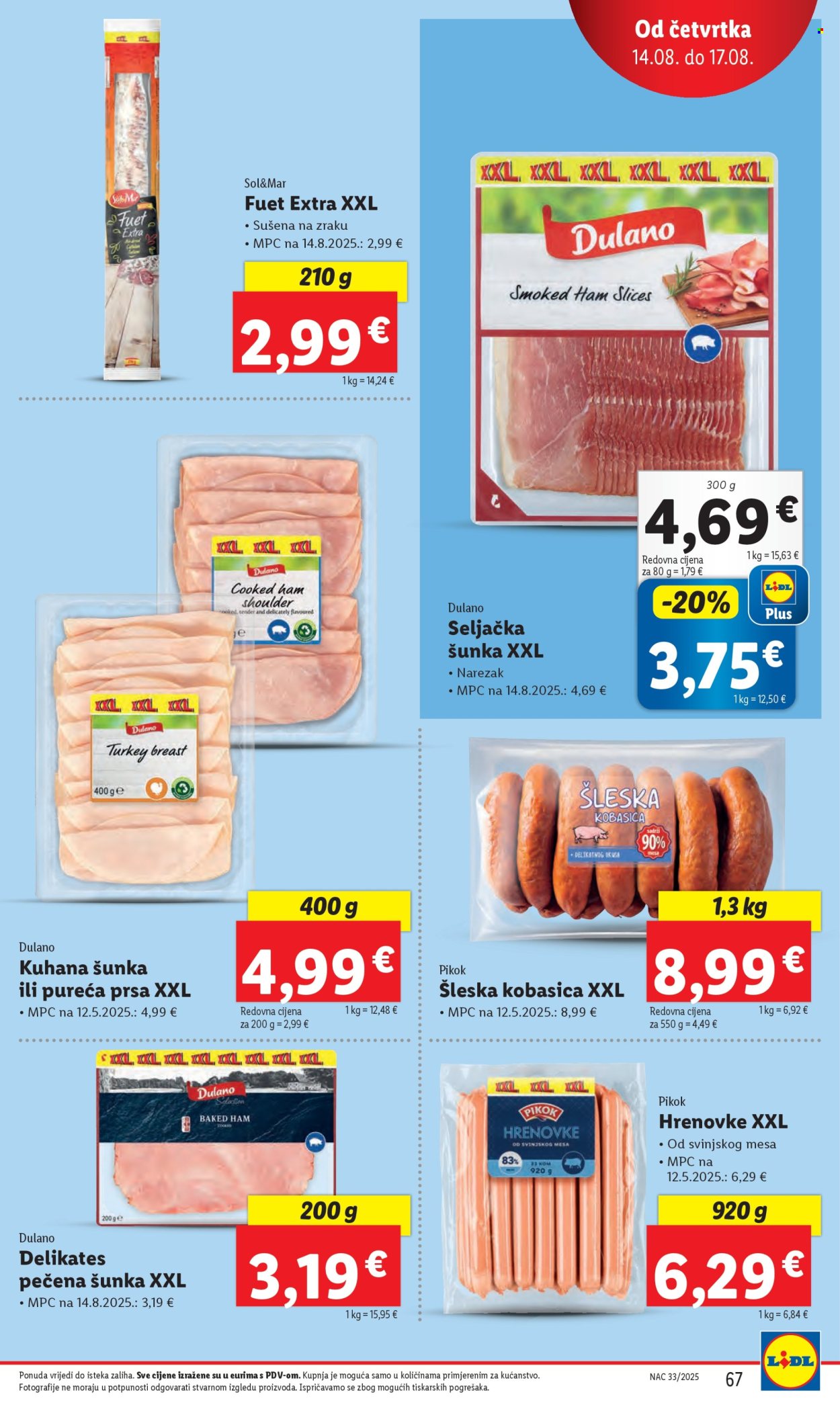 Lidl katalog - 11.08.2025. - 17.08.2025. Stranica 67