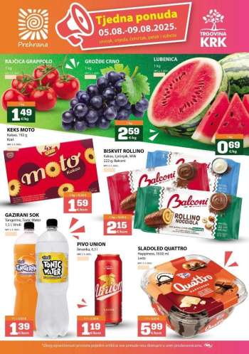 Trgovina KRK katalog - 05.08.2025. - 09.08.2025.