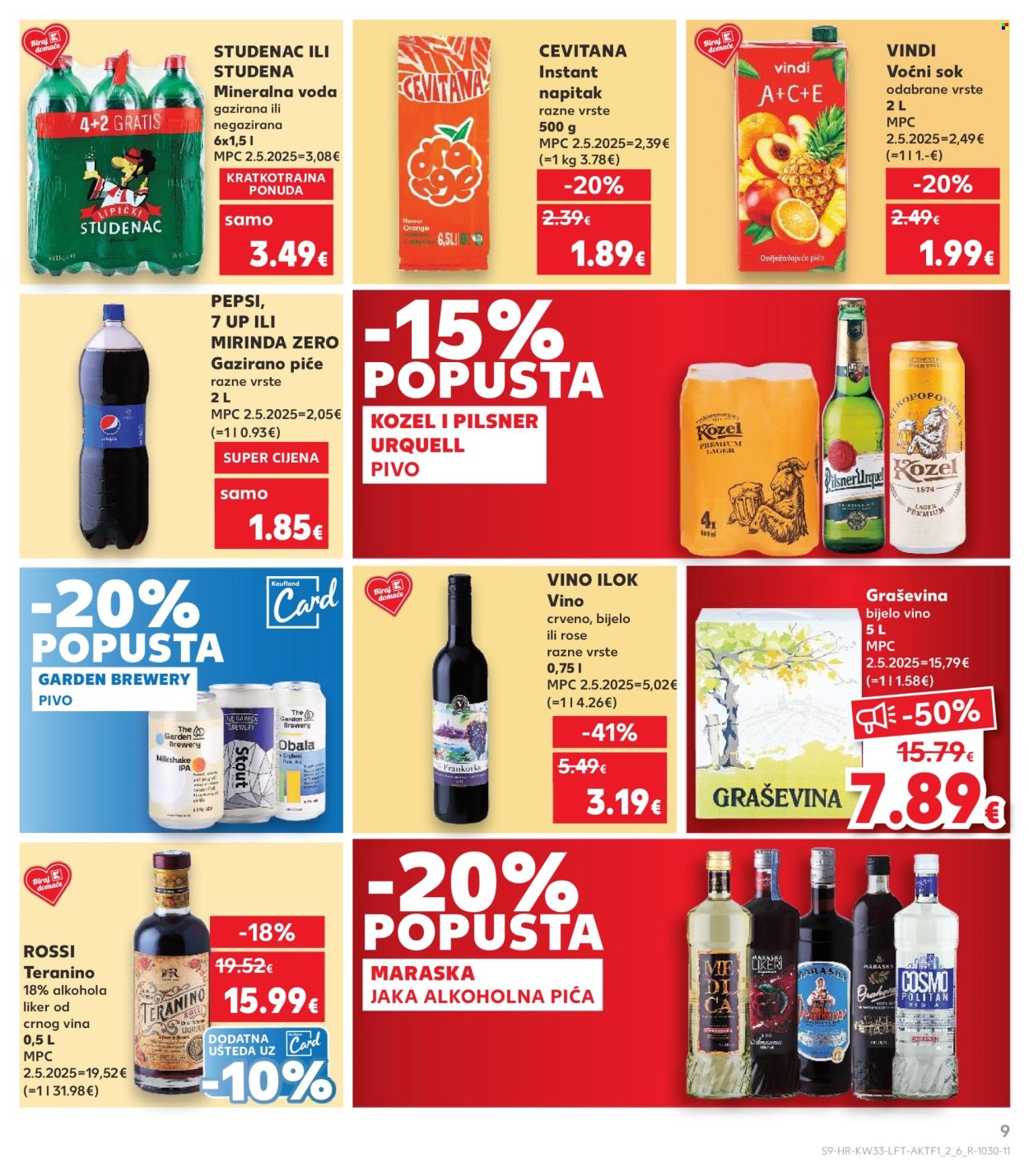 Kaufland katalog - 13.08.2025. - 19.08.2025. Stranica 9