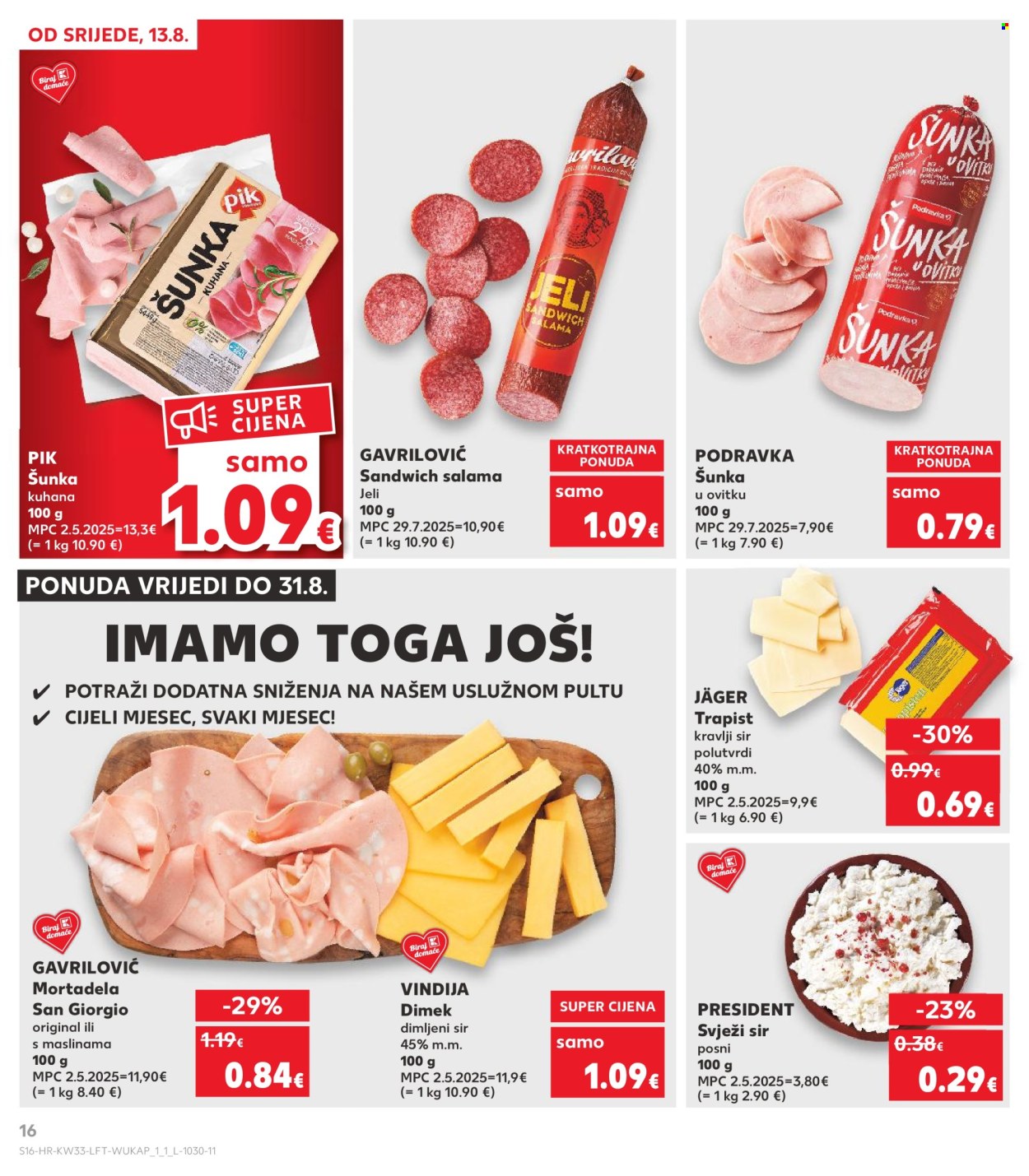Kaufland katalog - 13.08.2025. - 19.08.2025. Stranica 16