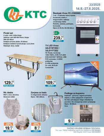 KTC katalog - 14.08.2025. - 27.08.2025.