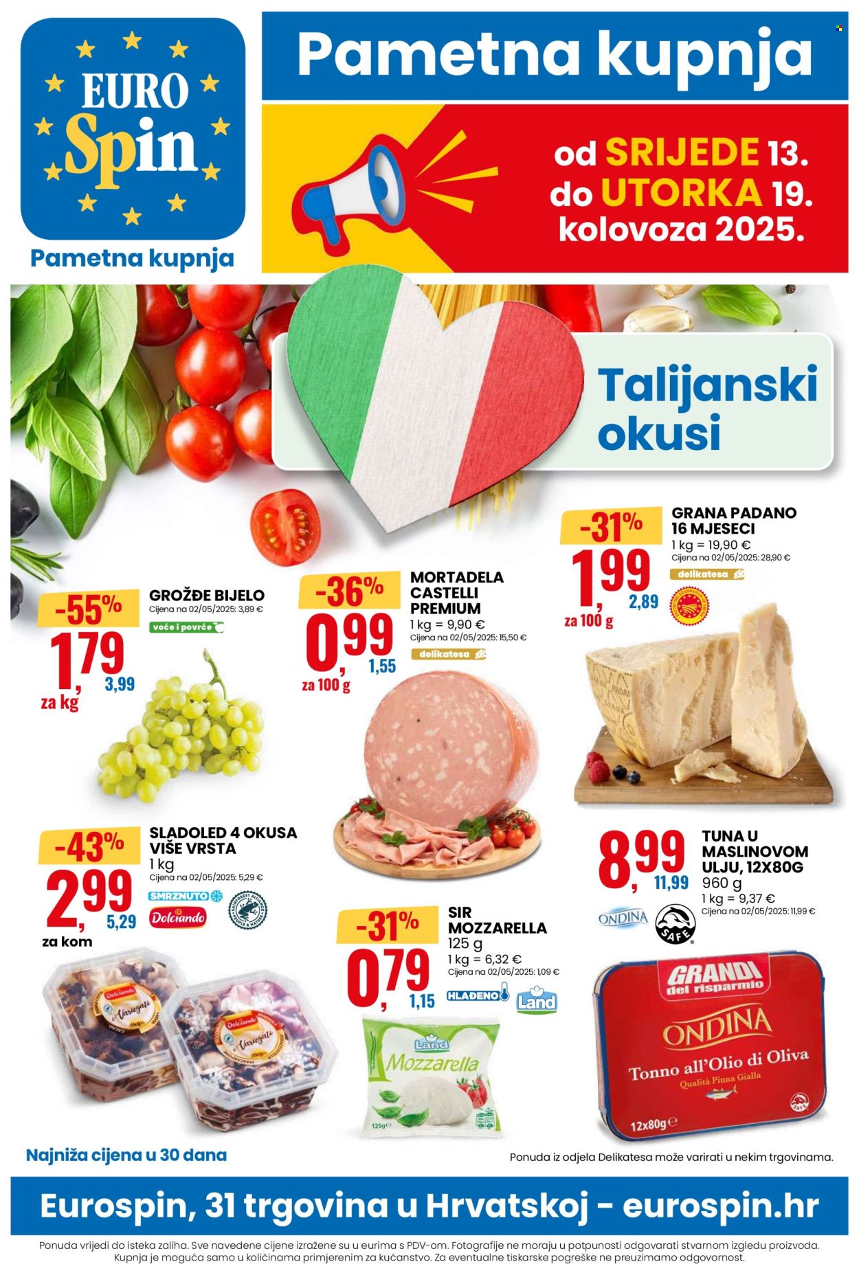 Eurospin katalog - 13.08.2025. - 19.08.2025. Stranica 1