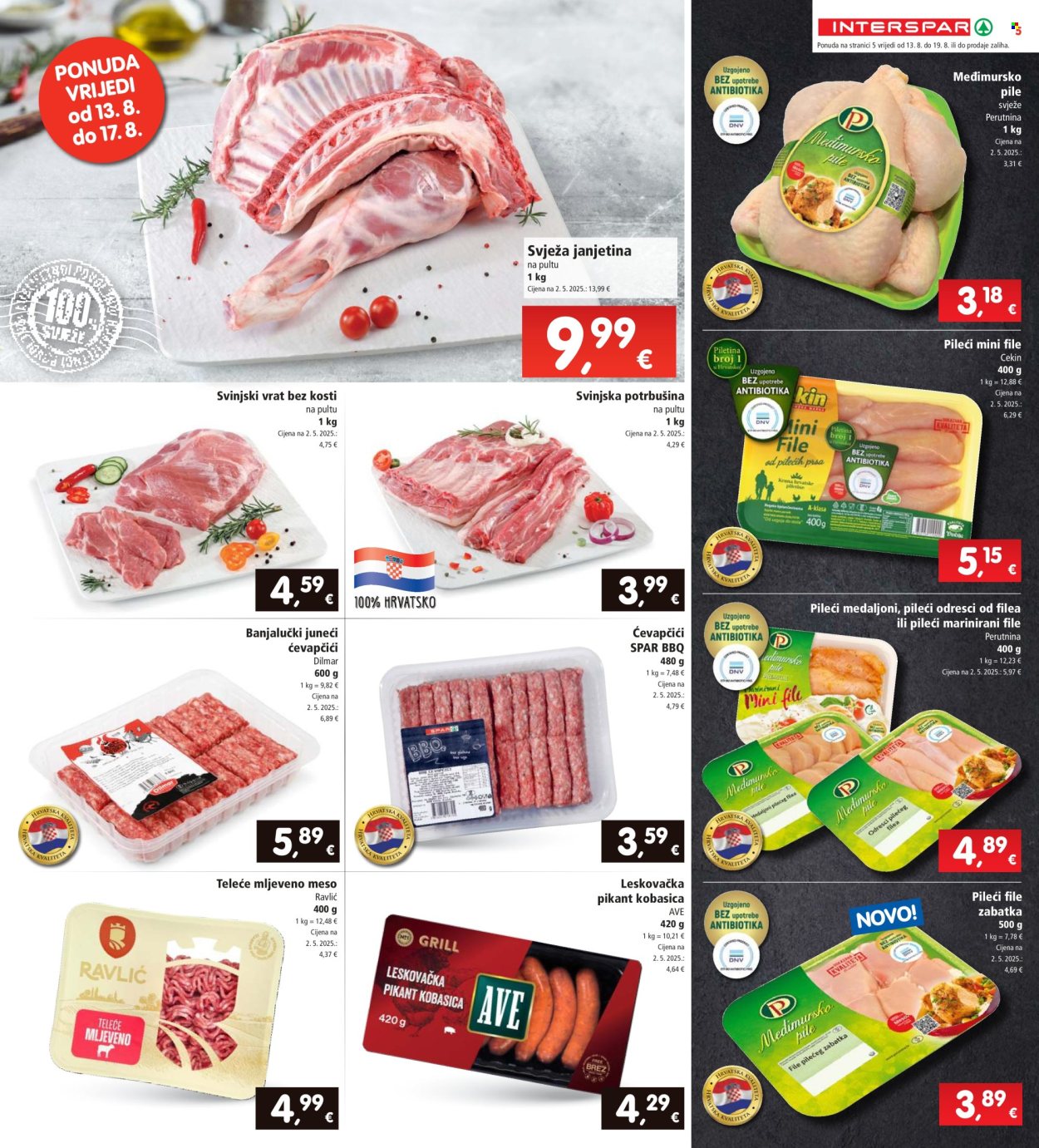 INTERSPAR katalog - 13.08.2025. - 19.08.2025. Stranica 5