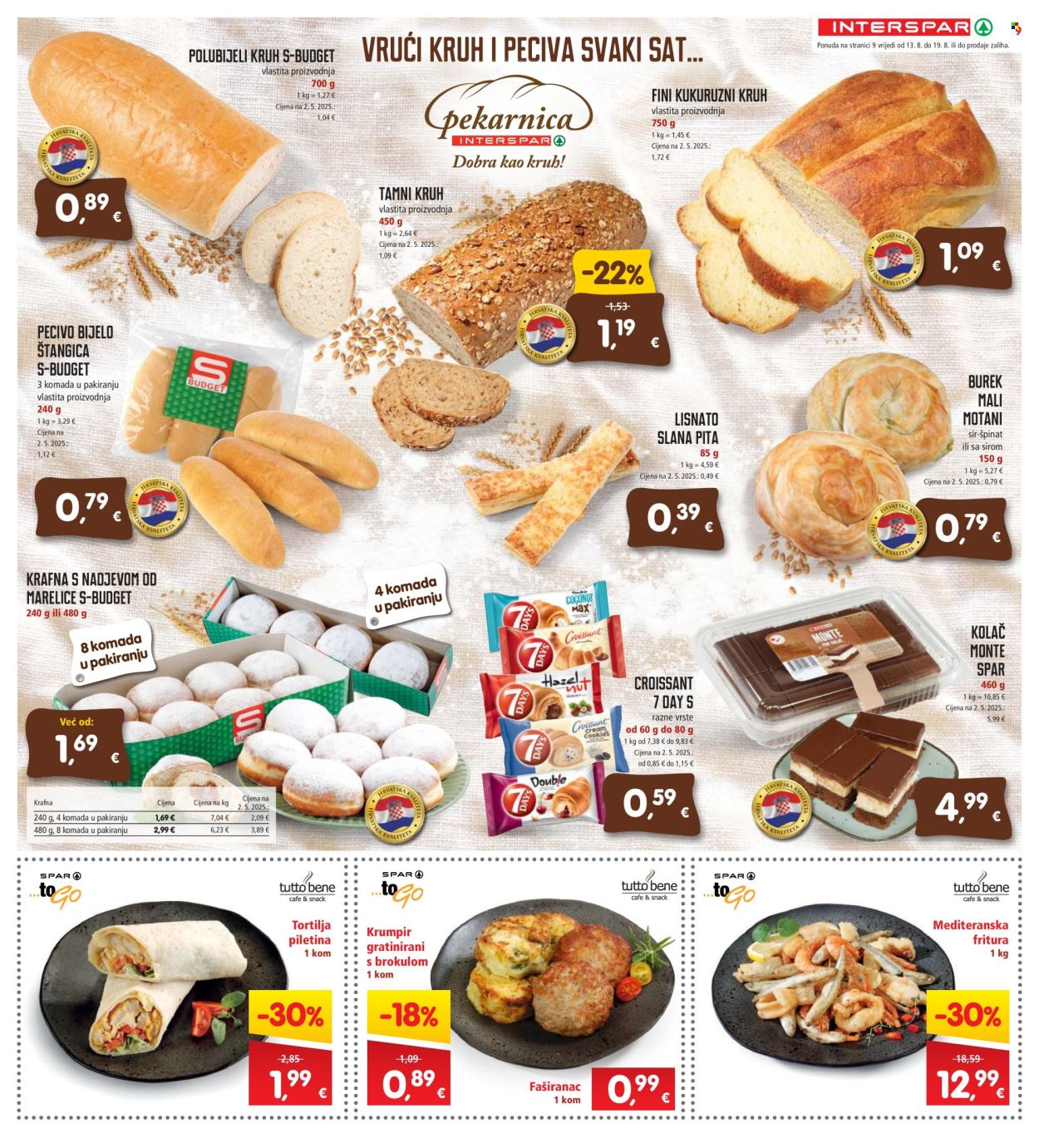 INTERSPAR katalog - 13.08.2025. - 19.08.2025. Stranica 9
