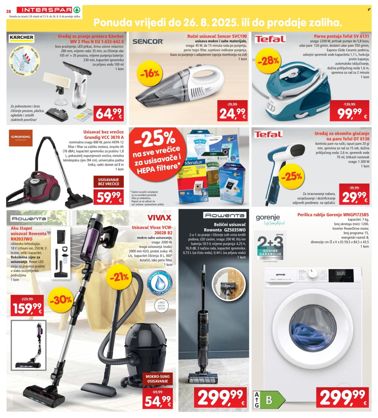 INTERSPAR katalog - 13.08.2025. - 19.08.2025. Stranica 28