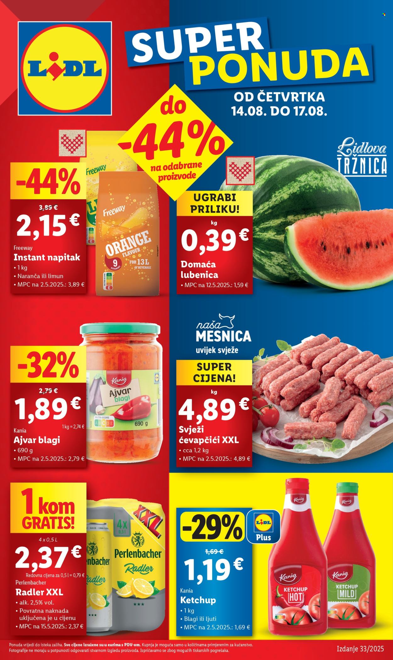 Lidl katalog - 14.08.2025. - 17.08.2025. Stranica 1