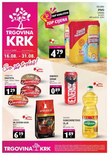 Trgovina KRK katalog - 16.08.2025. - 31.08.2025.