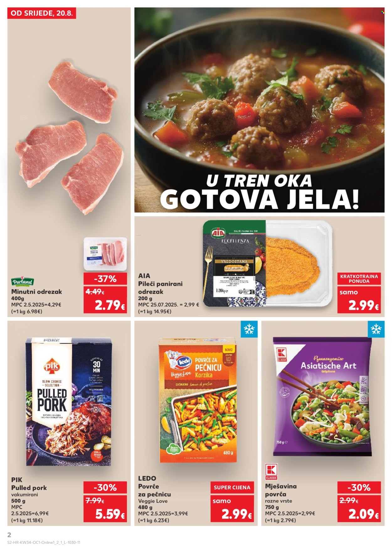 Kaufland katalog - 20.08.2025. - 26.08.2025. Stranica 2
