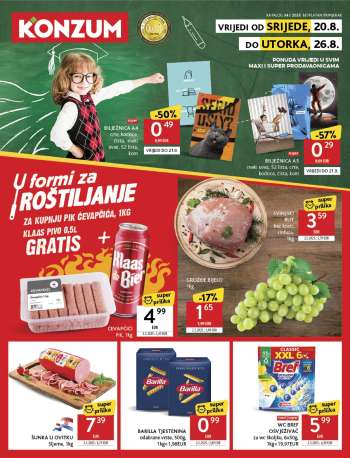 Konzum katalog - 20.08.2025. - 26.08.2025.